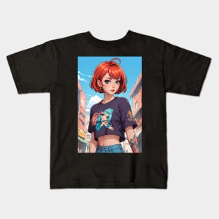 Pin Up Girl T-Shirt Kids T-Shirt